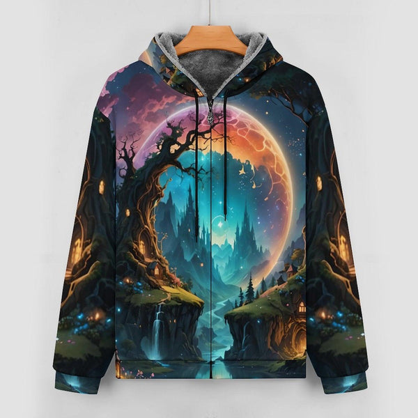 fantasy zipper hoodie