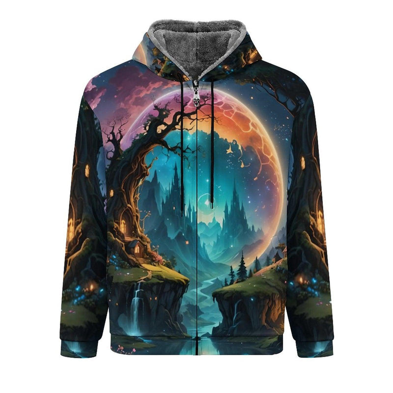 fantasy zipper hoodie