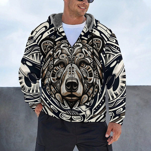 native-bear-zippered-hoodie