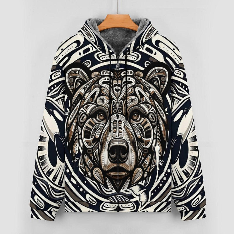 native-bear-zippered-hoodie