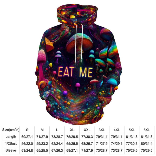 230gsm Men's Cool Hoodie with Double - layer Cap (All - Over Printing) - Swaggy Clothing