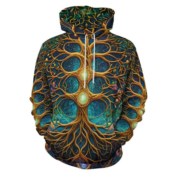 230gsm Men's Cool Hoodie with Double - layer Cap (All - Over Printing) - Swaggy Clothing