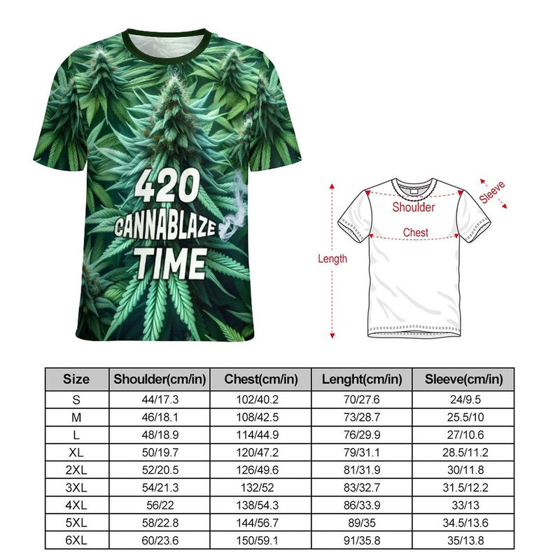 Cannabis Leaf Shirt t-shirt - Swaggy Clothing