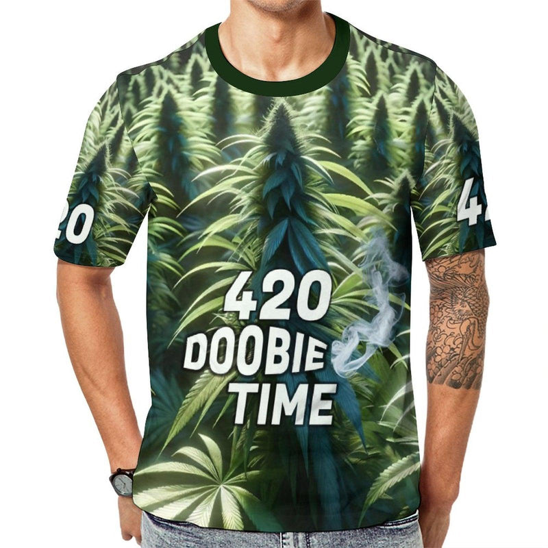 420 Doobie Time Cannabis T-Shirt - Swaggy Clothing