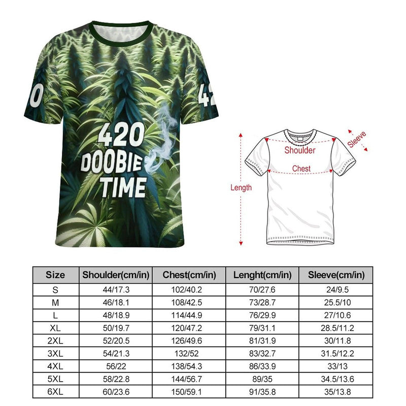 420 Doobie Time Cannabis T-Shirt - Swaggy Clothing