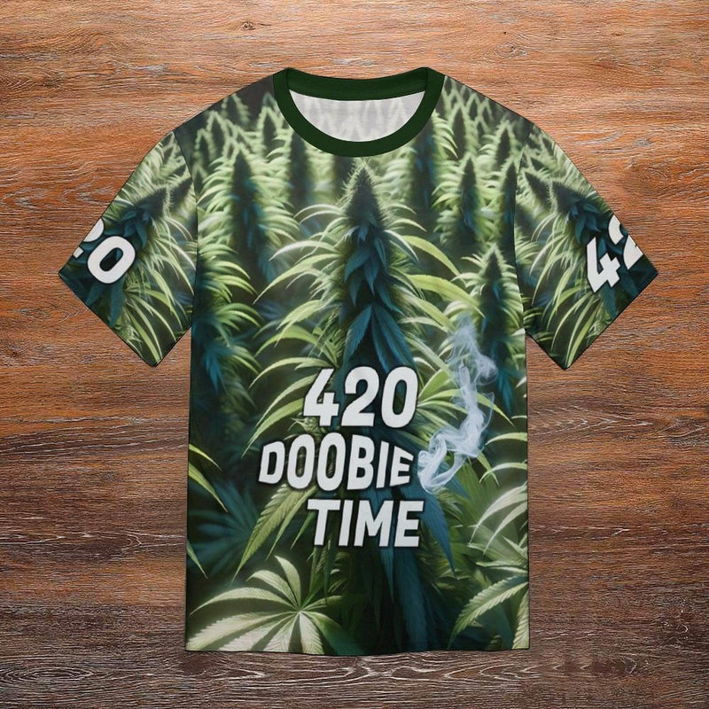 420 Doobie Time Cannabis T-Shirt - Swaggy Clothing