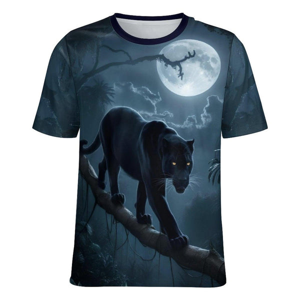 Black Panther Big Cat T-Shirt - Swaggy Clothing