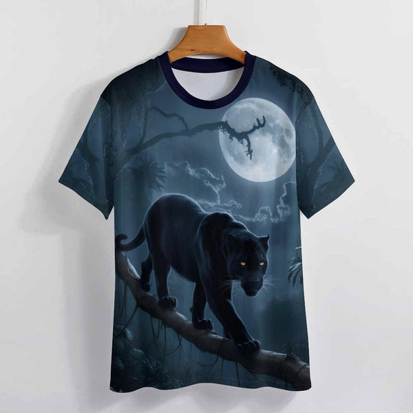 Black Panther Big Cat T-Shirt - Swaggy Clothing