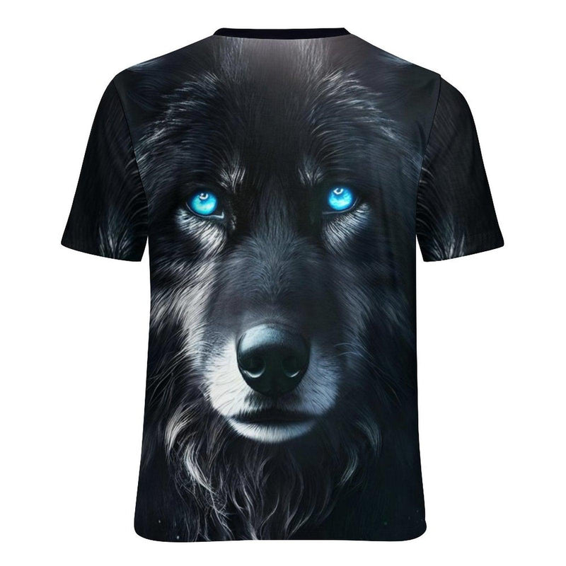 Black Wolf Spirit Animal T-Shirt - Swaggy Clothing