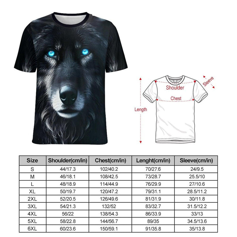 Black Wolf Spirit Animal T-Shirt - Swaggy Clothing