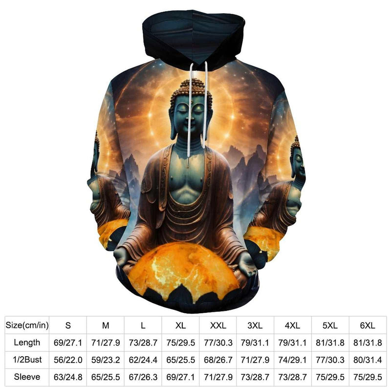 Buddha Meditation Hoodie - Swaggy Clothing