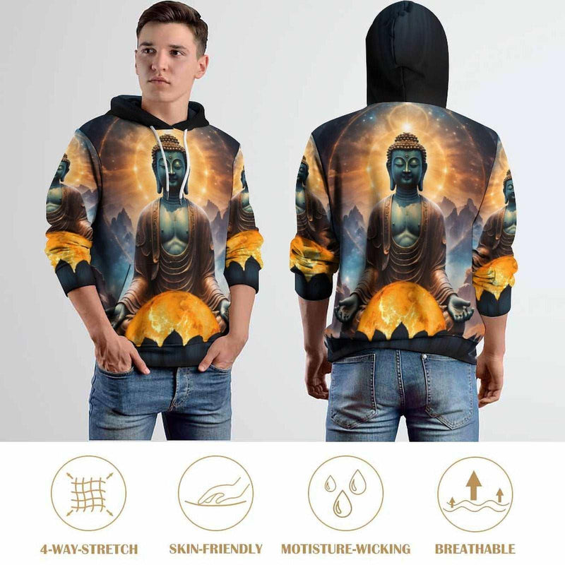 Buddha Meditation Hoodie - Swaggy Clothing