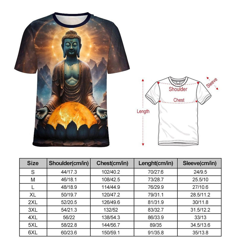 Buddha Meditation Spirit Yoga T-Shirt - Swaggy Clothing