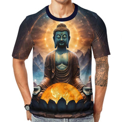 Buddha Meditation Spirit Yoga T-Shirt - Swaggy Clothing