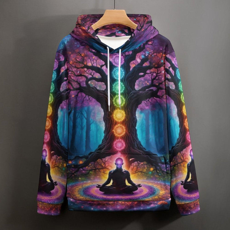 Chakra Tree of Life Yoga Hoodie - Swaggy Clothing