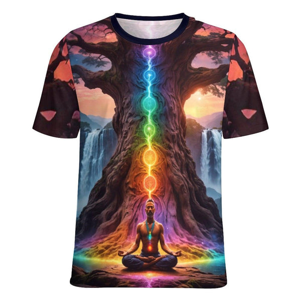 Chakra Tree of Life Yoga T-Shirt - Swaggy Clothing