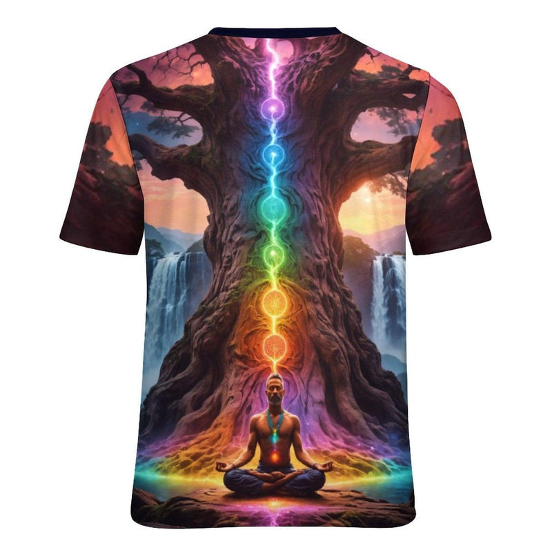 Chakra Tree of Life Yoga T-Shirt - Swaggy Clothing