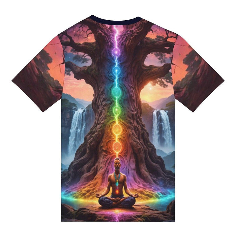 Chakra Tree of Life Yoga T-Shirt - Swaggy Clothing