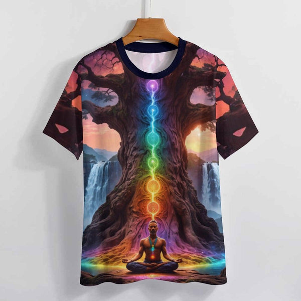 Chakra Tree of Life Yoga T-Shirt - Swaggy Clothing