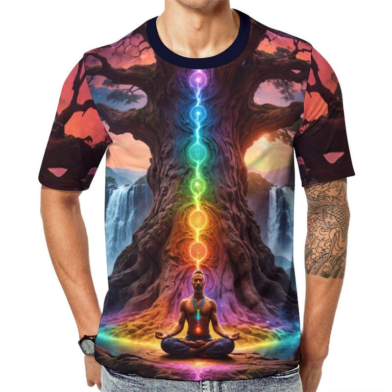 Chakra Tree of Life Yoga T-Shirt - Swaggy Clothing