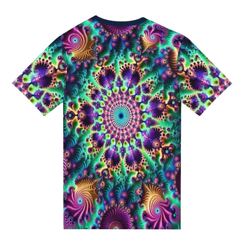 Cool Fractal Trippy T-Shirt - Swaggy Clothing