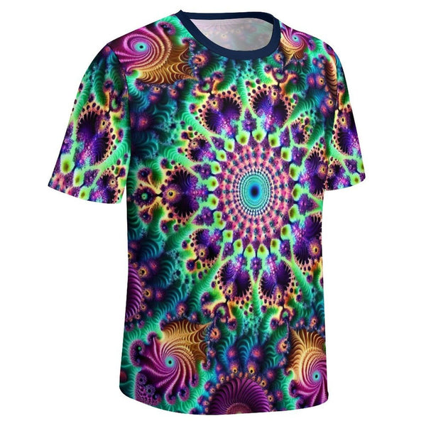 Cool Fractal Trippy T-Shirt - Swaggy Clothing