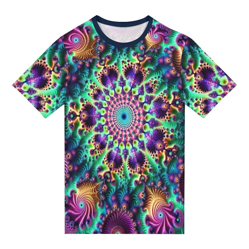 Cool Fractal Trippy T-Shirt - Swaggy Clothing