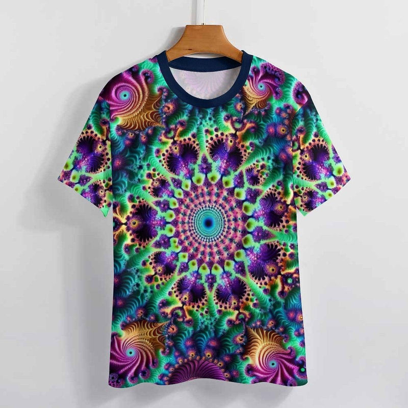 Cool Fractal Trippy T-Shirt - Swaggy Clothing