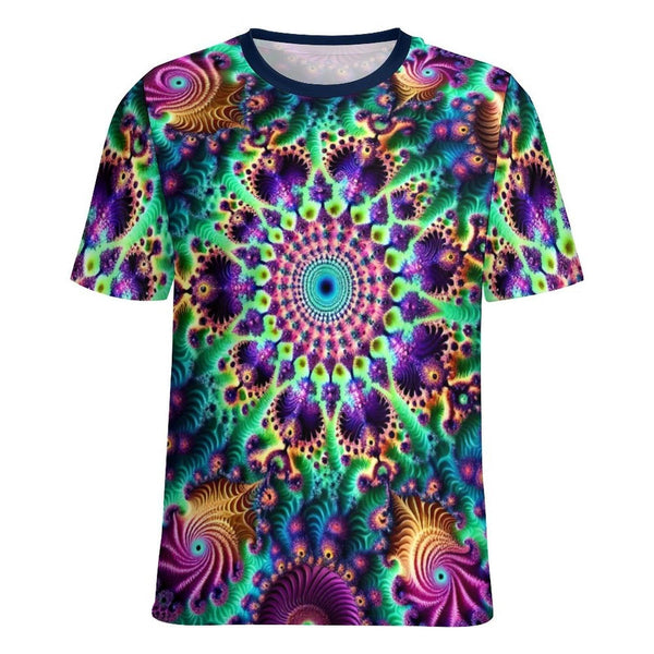 Cool Fractal Trippy T-Shirt - Swaggy Clothing