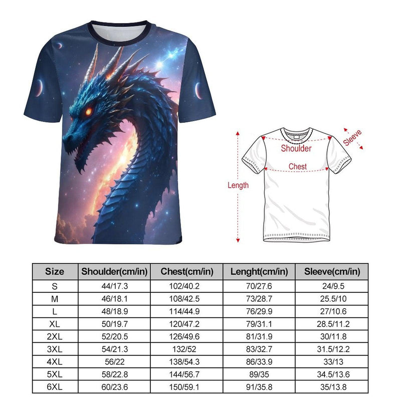 cosmic dragon t-shirt