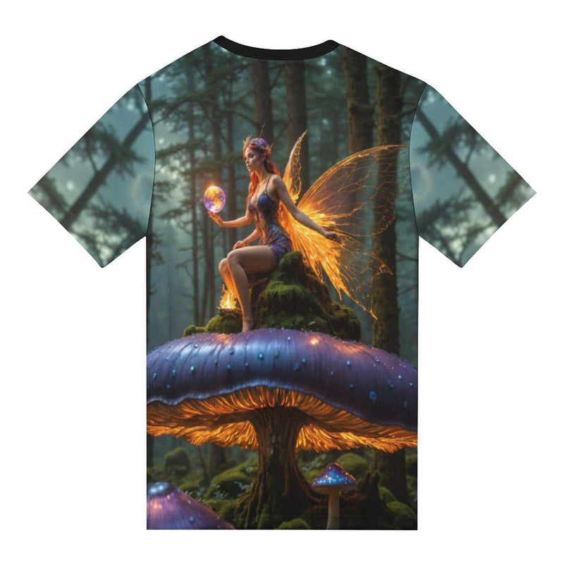 Dark Mushrooms Fairy Fantasy T-Shirt