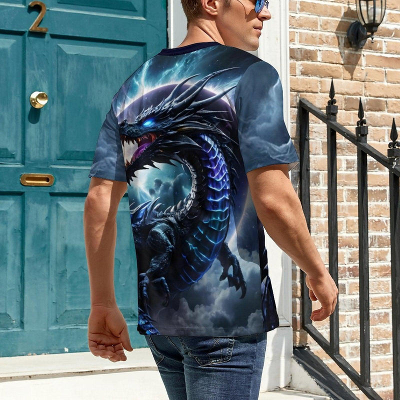 Dragon Solar Eclipse T-Shirt - Swaggy Clothing