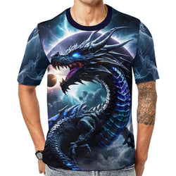 Dragon Solar Eclipse T-Shirt - Swaggy Clothing