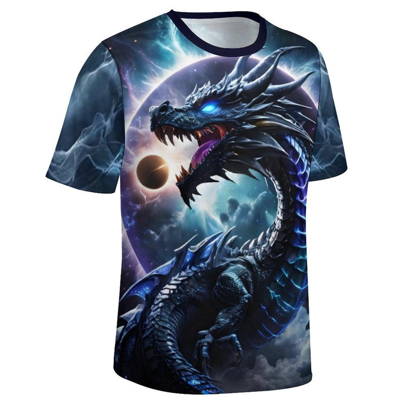 Dragon Solar Eclipse T-Shirt - Swaggy Clothing