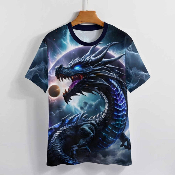 Dragon Solar Eclipse T-Shirt - Swaggy Clothing