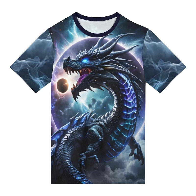 Dragon Solar Eclipse T-Shirt - Swaggy Clothing