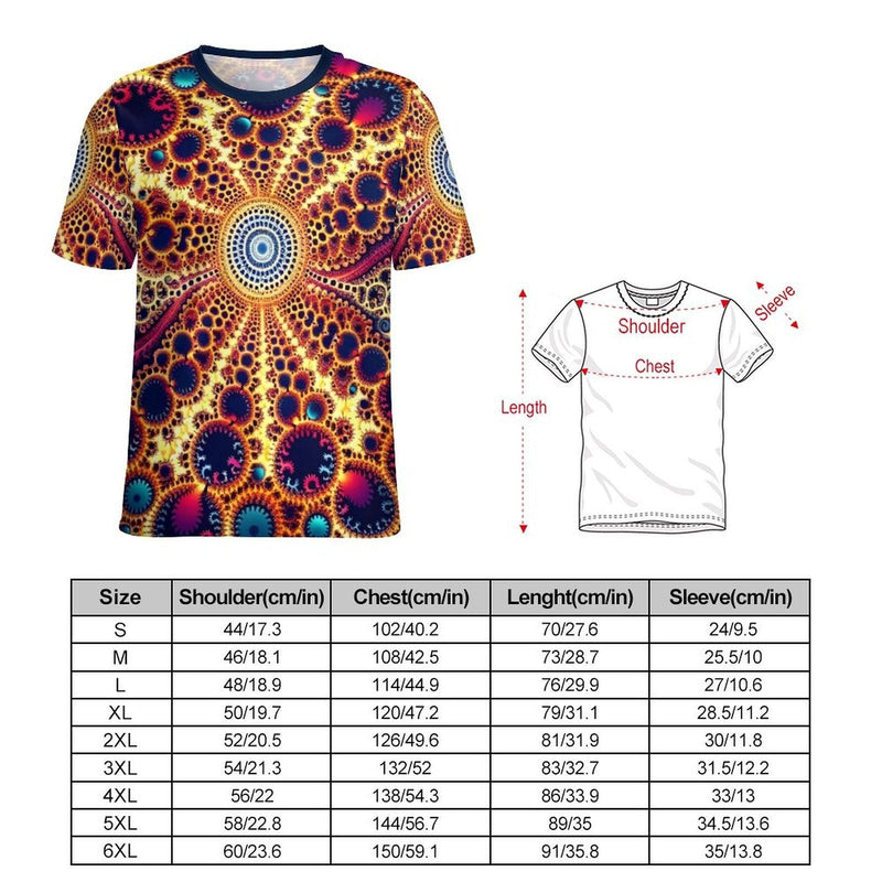 Epic Fractal Psychedelic T-shirt - Swaggy Clothing