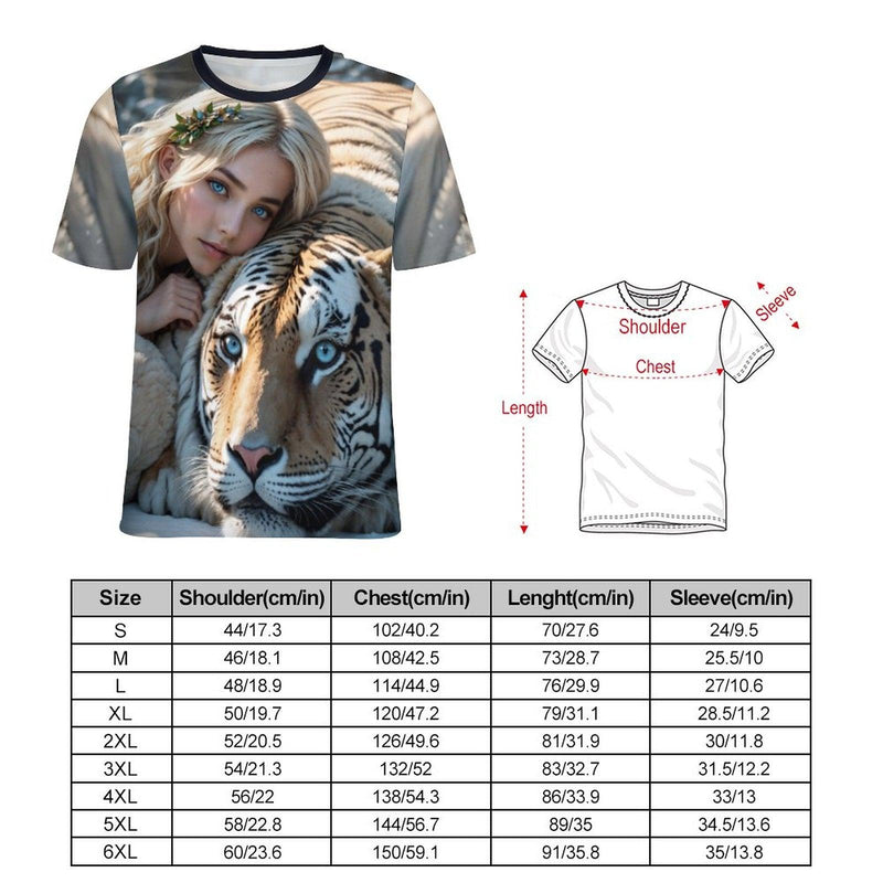 Fantasy Princess Tiger T-Shirt - Swaggy Clothing