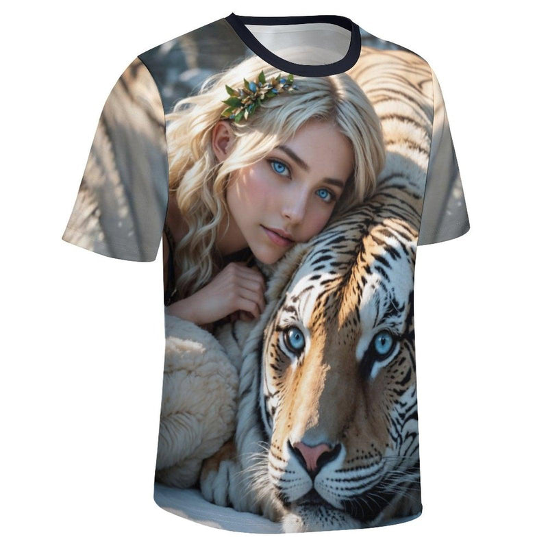 Fantasy Princess Tiger T-Shirt - Swaggy Clothing