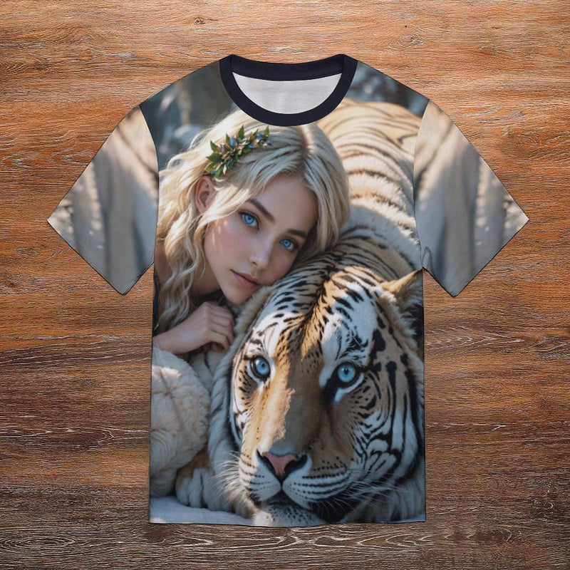 Fantasy Princess Tiger T-Shirt - Swaggy Clothing