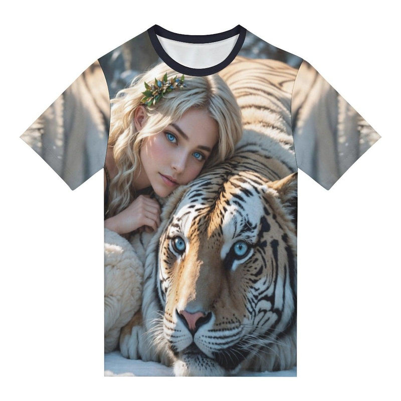 Fantasy Princess Tiger T-Shirt - Swaggy Clothing