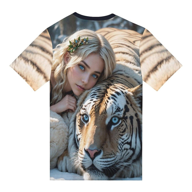 Fantasy Princess Tiger T-Shirt - Swaggy Clothing