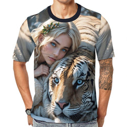 Fantasy Princess Tiger T-Shirt - Swaggy Clothing