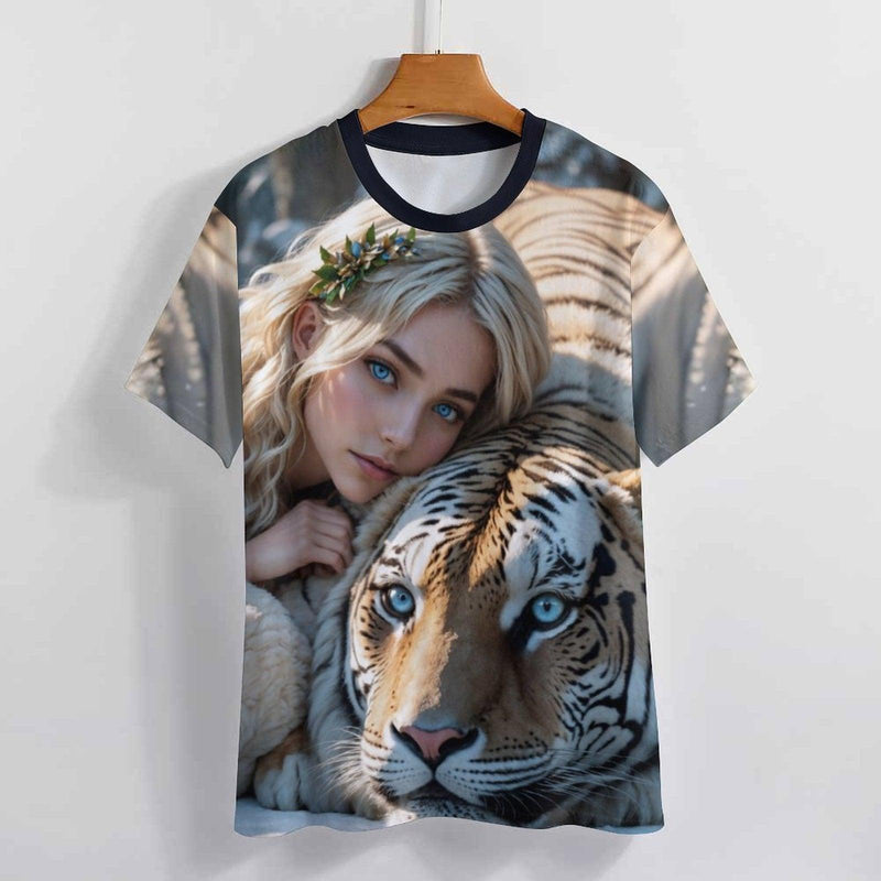 Fantasy Princess Tiger T-Shirt - Swaggy Clothing