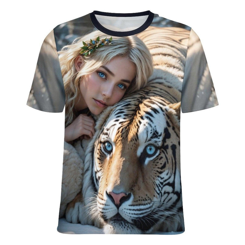 Fantasy Princess Tiger T-Shirt - Swaggy Clothing