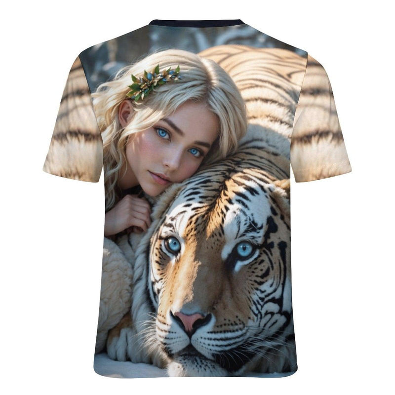 Fantasy Princess Tiger T-Shirt - Swaggy Clothing