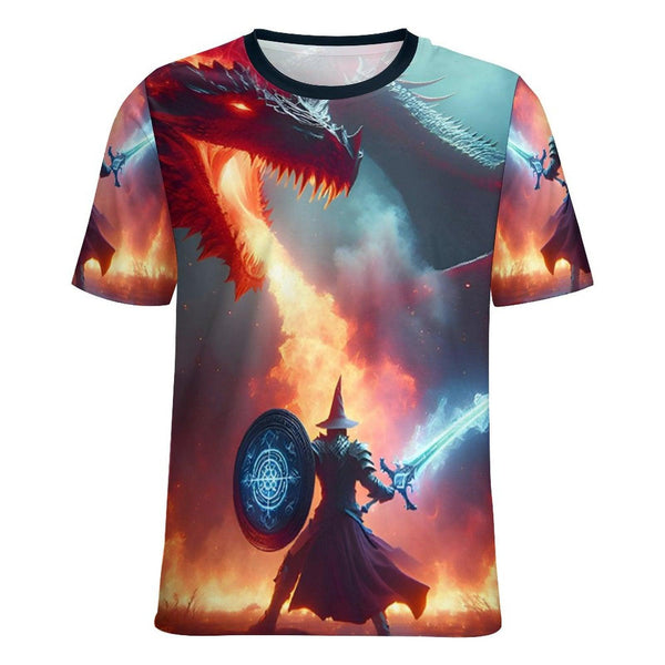 Fire Dragon T-Shirt - Swaggy Clothing