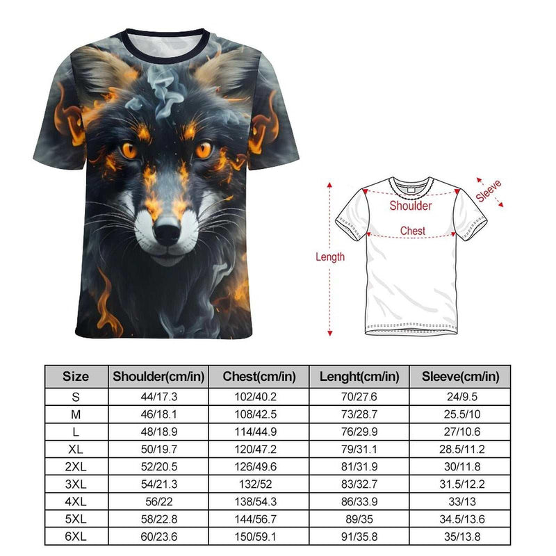 Fire Spirit Fox T-shirt