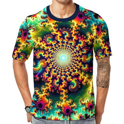 Fractal Mandelbrot Art T-Shirt - Swaggy Clothing