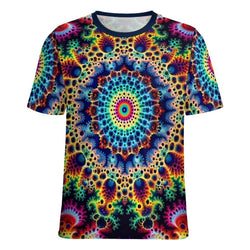 Funny Fractal Psychedelic T-Shirt - Swaggy Clothing